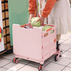 Folding Shopping Trolley Box 55L Camping Picnic Boot Cart Storage Stair Climbing
