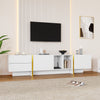 TV Stand Cabinet Unit for TVs up to 80 Inches With Shelves 2 Drawers and 2 Doors
