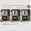 Dressing Table Set Cabinet Three Dimming Light Bulb w/ Mirror Vanity Set Bedroom