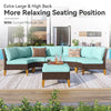 Outdoor Furniture Set Rattan Furniture Patio Conversation Set Sectional Wicker