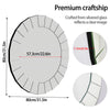 Modern Accent Mirror Wall Mounted Round Mirror Hallway Living Room Bedroom Decor