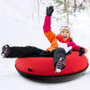 Heavy-Duty Snow Tube Adults Kids Inflatable 40” Puncture-Proof Sled Ski Tube