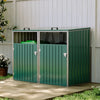 Large Double Wheelie Bins Storage Wooden Store Cover Garden Rubbish Dustbin Shed