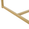 Dining Table 140cm Rectangular Marble Effect Kitchen Table w/ Golden Metal Legs