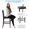 2X Upholstered Bar Stools PU Leather Counter Height Kitchen Dining Pub Chairs