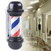 20'' Barber Pole Rotating Light Hair Salon Sign Red White Blue LED Lamp Outdoor