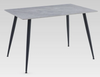 Argenta Sintered Stone Effect Dining / kitchen Table Black Metal leg