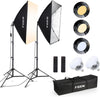 Softbox Photography Lighting FGen 85W LED Soft Box with Remote Control Dimmab...
