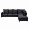 L-Shaped Corner Sofa, Sectional Couch with Built-in USB Port Chaise