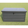 4FT Extra Large Metal Storage Box Home Garage Garden Tool Box Deck Storage Chest