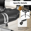 Ergonomic Computer Desk Chair w/ Adjustable Height & Upholstered Seat