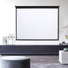 Pull Down Manual Projector Screen Ceiling Wall Mount 4:3/ 16:9 Home Office Movie