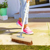 Stiff Garden Wire Broom Heavy Duty Large Outdoor Yard Brush