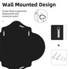 Irregular Wall Mirror Asymmetrical Bathroom Vanity Mirror w/ Double Gold Rim Dec