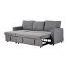 3 Seater Corner Sofa Bed Hidden Storage Convertible Pull Out -L Shaped Sofa Bed