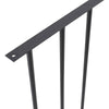 Classic Black Metal Decking Panels Metal Steel Deck Spindles Balusters Easy Fix