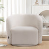 Swivel Round Back Tub Armchair Julep Sofa Sherpa Cuddle Chair Living Room Lounge