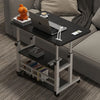 Folding OverBed Table Tray Adjustable Mobility Aid Chair PC Laptop Storage Shelf