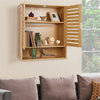 Bathroom Wall Cabinet Cupboard Kitchen Toilet Storage Unit w/ Double Door