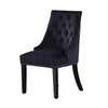 Velvet Dining Chair with Door Knocker Ring Windsor Dressing Room Chair 1/2/4/6