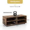 TV Stand for TVs up to 40 Inches Wooden Media Console Table Entertainment Center