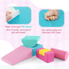 Toddlers Foam Climbing Blocks 6 Pieces Indoor Climb and Crawl Activity Playset