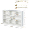 Wood Storage Cube Bookcase 3 Tier 8 Cube Open Shelf Storage Cabinet Organizer