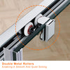 Sliding Shower Enclosure Door And Tray Bathroom Glass Cubicle With Side Panel