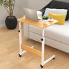 Adjustable Movable Over Bed Tray Bedside Laptop Computer Desk Table Trolley Sofa