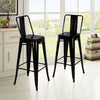 Industrial Metal Breakfast Bar Table Stools Cafe Bistro Bar Stool Dining Chairs