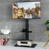 Swivel Floor TV Stand with Mount for Most 32-65 inch Flat Screen Corner Bracket