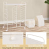 15 Drawers Storage Trolley Mobile Rolling Utility Cart-White