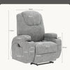 Flamaker Riser & Recliner Armchair 8Point Electric Heated Massage Sofa Arm Chair