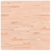 Table Top 70x70x1.5 cm Square Solid Wood Beech