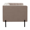 Dusk Madison Sand Velvet 2 Seater Sofa RRP £609
