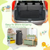 Costway Portable Baby Playard 3-in-1 Convertible Playpen w/Bassinet Bed