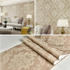 3D Embossed Damask Wallpaper Living Room Bedroom TV Background Wall Paper Rolls