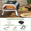 4kW Foldable Pizza Oven Maker Stainless Steel Gas Pizza Oven Outdoor Cooking