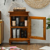 Vintage Wooden Small Cabinet Storage Box Desktop Organizer Unit Display Shelving