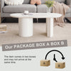 Coffee Table Cloud Shaped White Tea Table End Table for Living Room Furniture