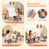 6 in-1 Multi-Activity Kids Play Table & Chair Set Foldable Toddler Art Easel Set