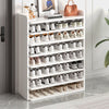 6-8 Tier Wooden Shoe Rack Footwear Storage Organizer Unit Shoes Stand Book Shelf