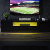 200cm High Gloss Black TV Stand Cabinet Unit Living Room Furniture with RGB LED