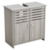 Bathroom Cabinet Basin Unit Storage Cupboard MDF Wooden Modern Furniture Grey