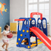3 in 1 Toddler Slide and Swing Set Kids Climber Slide Playset Activity Center
