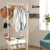 Metal Clothes Rail Rack Garment Hanging Display Stand Open Wardrobe Wheel