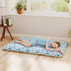 Japanese Floor Mattress Futon Mattress 190 x 120 x 10cm-Blue
