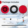 Heavy-Duty Snow Tube Adults Kids Inflatable 40” Puncture-Proof Sled Ski Tube