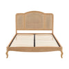 Dusk Annecy Natural Wood & Rattan Double Bed Frame RRP £799