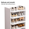 5 Tier Wooden Shoe Rack Tall Storage Shelf Unit Cabinet Organiser Footwear Stand